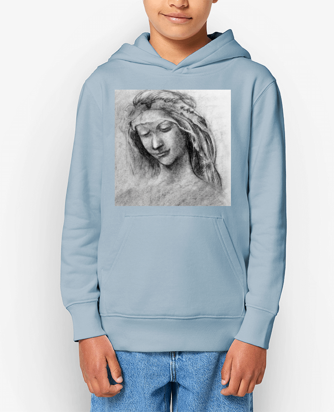 Sweat enfant Fusain reproduction Michel-Ange Par Simple Art
