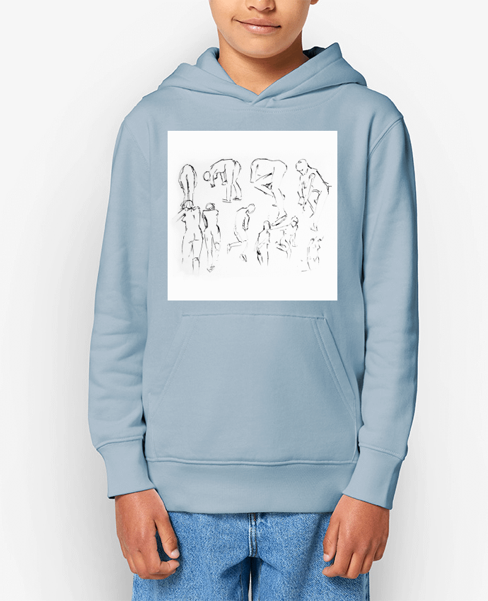 Sweat enfant Dessins rapides de silhouettes au pinceau Par Simple Art