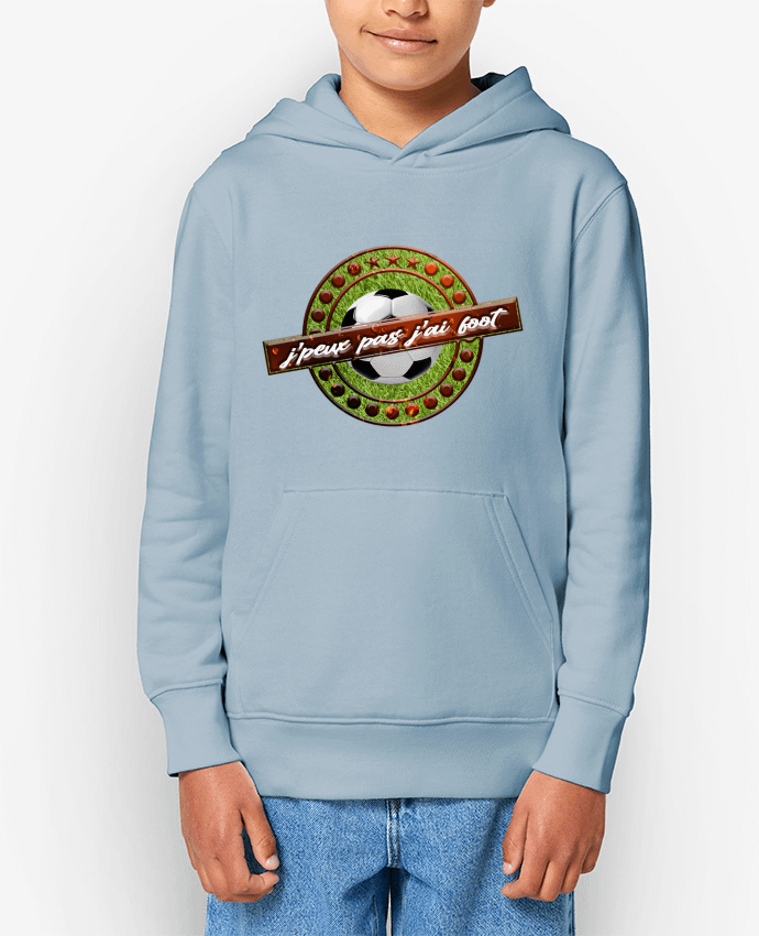Sweat enfant j'peux pas j'ai foot Par logo graph
