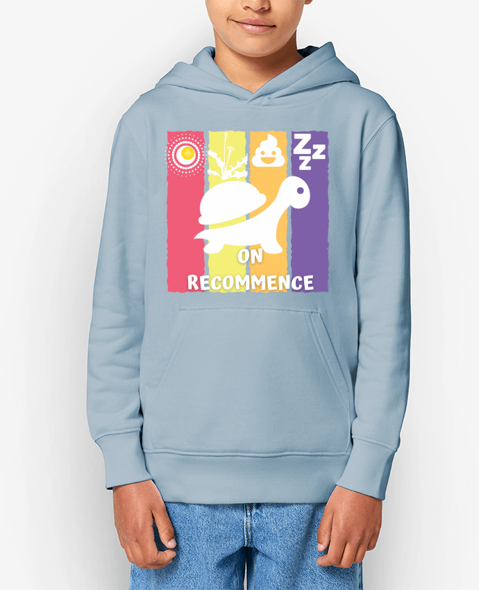 Sweat enfant Tortue On recommence Par Cheerocki