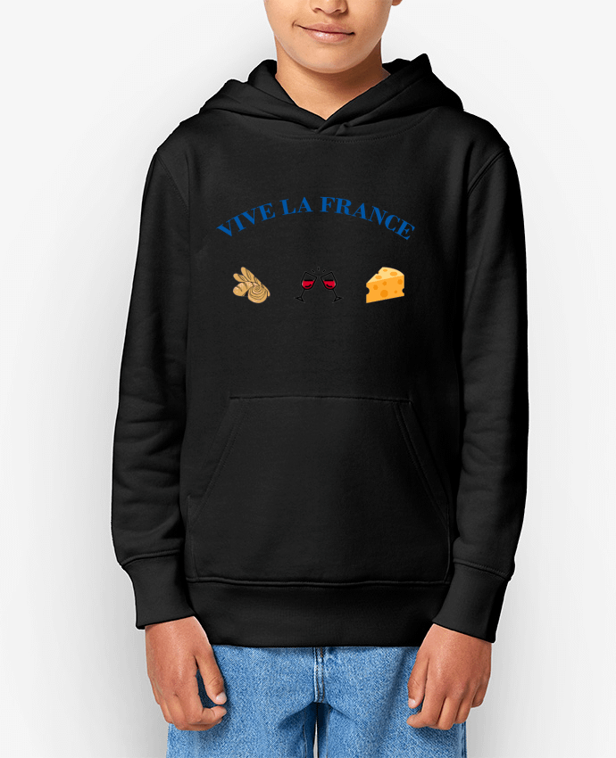 Sweat enfant Vive la France : tradition Française Par Frenchydesign