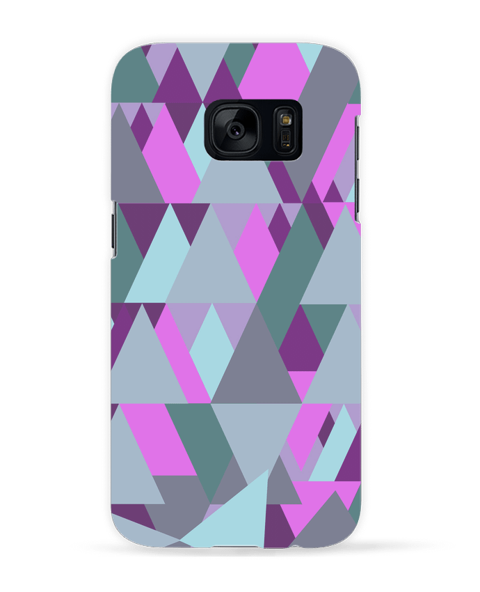 Coque 3D Samsung Galaxy S7  Geomix bleu par Les Caprices de Filles