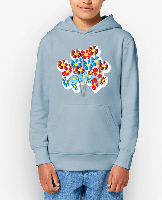 Sweat enfant Bouquet de fleurs Par illustraman