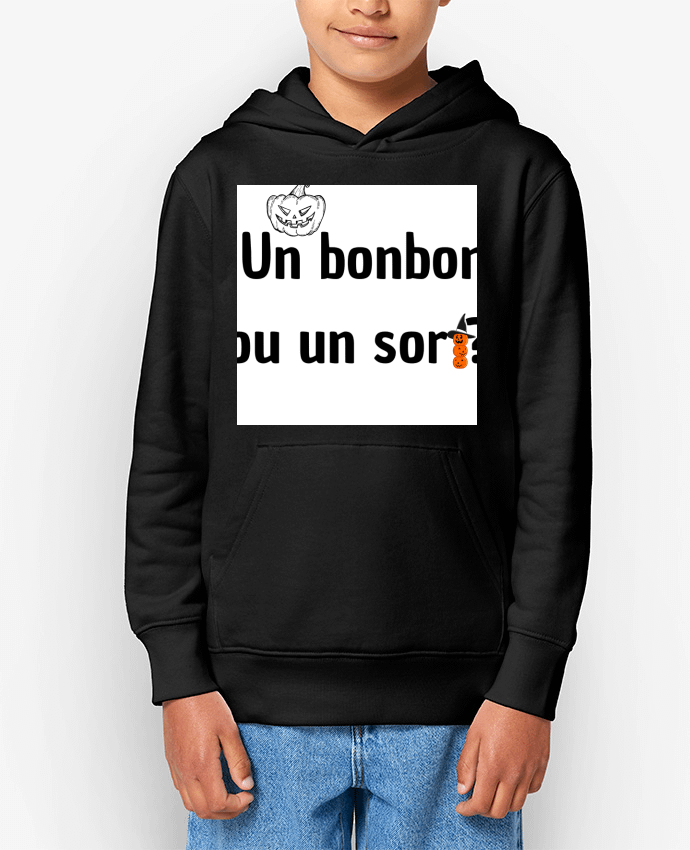 Sweat enfant Un bonbon ou un sort? Par Cysou.hlm