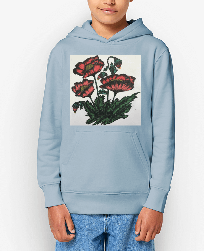 Sweat enfant flowers Par Kaoutar fashiondesigner