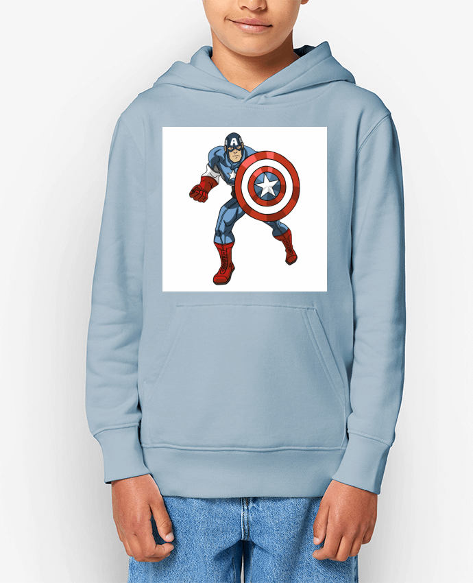 Sweat enfant Captain America Par Clawcrea 