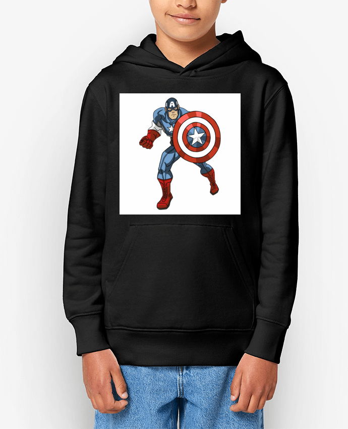 Sweat enfant Captain America Par Clawcrea 