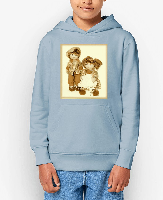 Sweat enfant Gavroche, fileette et garçon. Par Bief Designs.