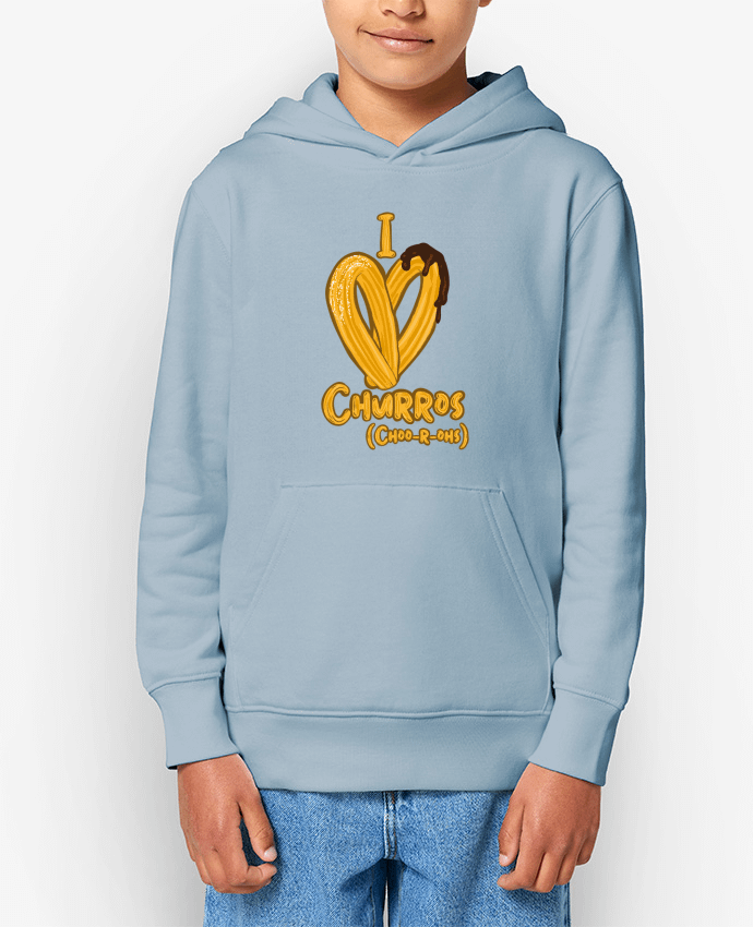 Sweat enfant I love churros Par Darkafreak