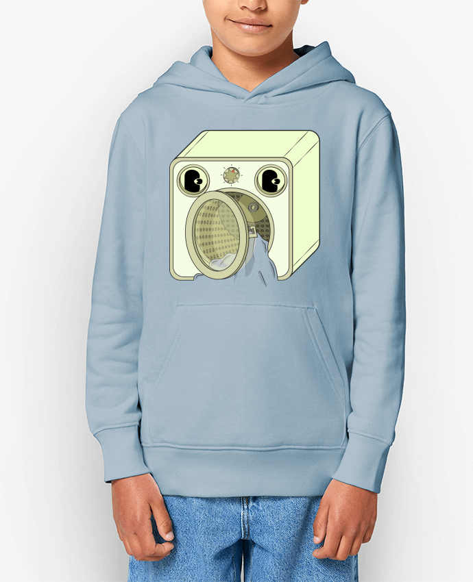 Sweat enfant SWALLOWING MACHINE Par Santiaguen