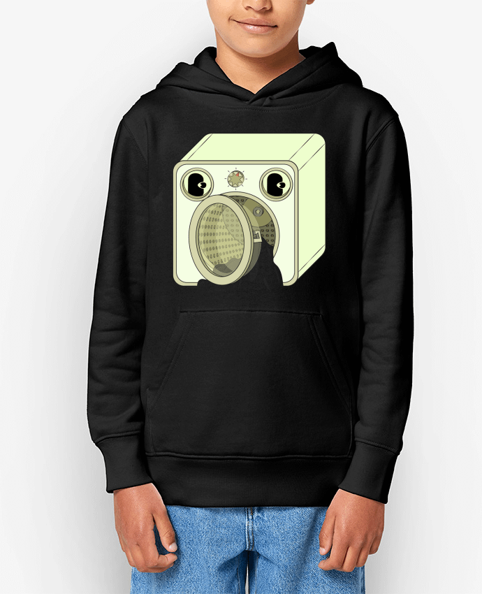 Sweat enfant SWALLOWING MACHINE Par Santiaguen