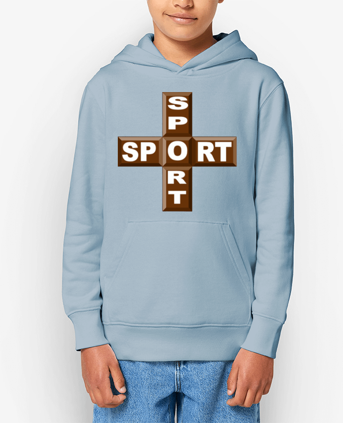 Sweat enfant DESIGN  CHOCOLAT  SPORT Par FIRST  STAR