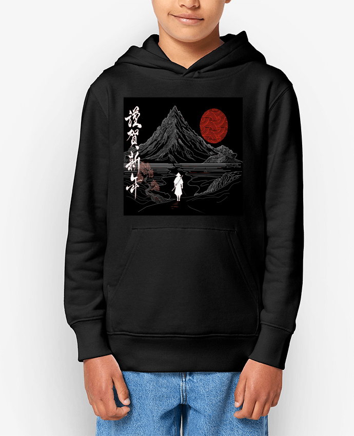 Sweat enfant Paysage japonais, Chemin de la sérénité, ????, bonne année T-Shirt Par Bobraïs