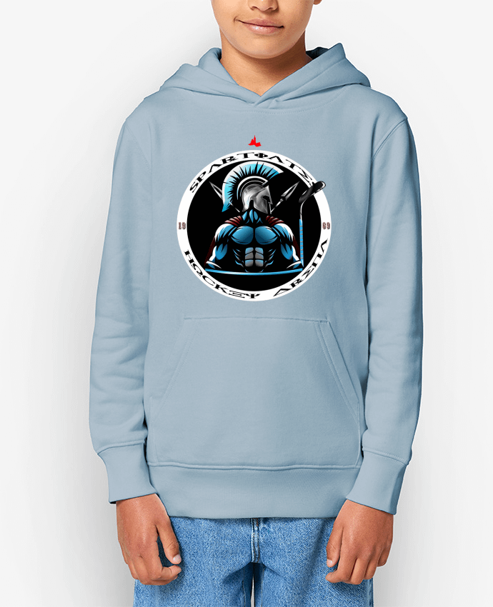 Sweatshirt à capuche écoresponsable enfant Hockey player, Sbytiates HOCKEY ARENA - Marseille Par Bobraïs