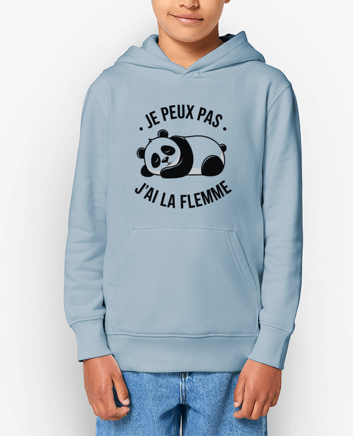 Sweat enfant je peux pas j'ai la flemme Par bwilfy