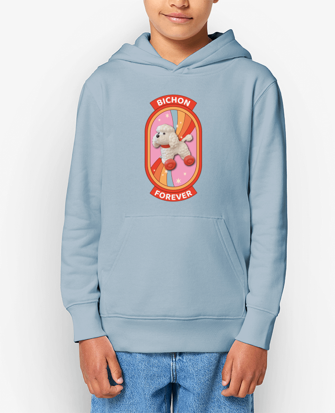 Sweat enfant Bichon forever Arc-en-ciel Par Unik&moi