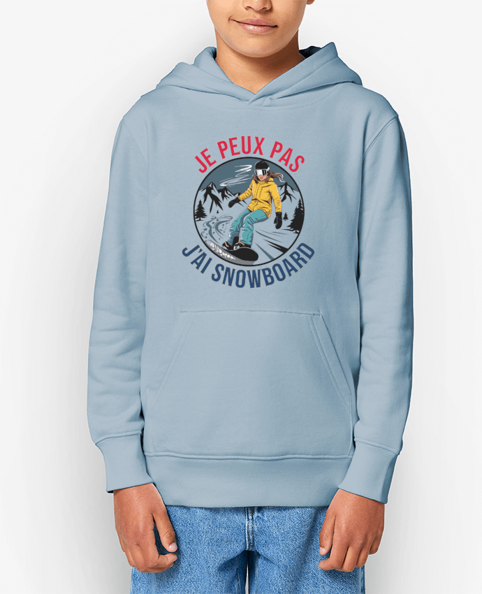 Sweat enfant je peux pas jai snowboard Par bwilfy