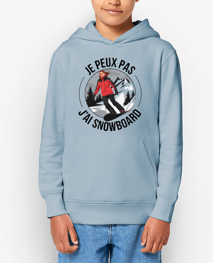 Sweat enfant je peux pas j'ai snowboard Par bwilfy
