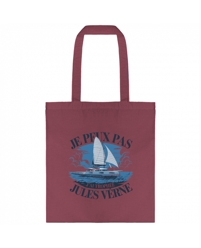 Tote-bag je peux pas j'ai trophée  Jules verne par bwilfy