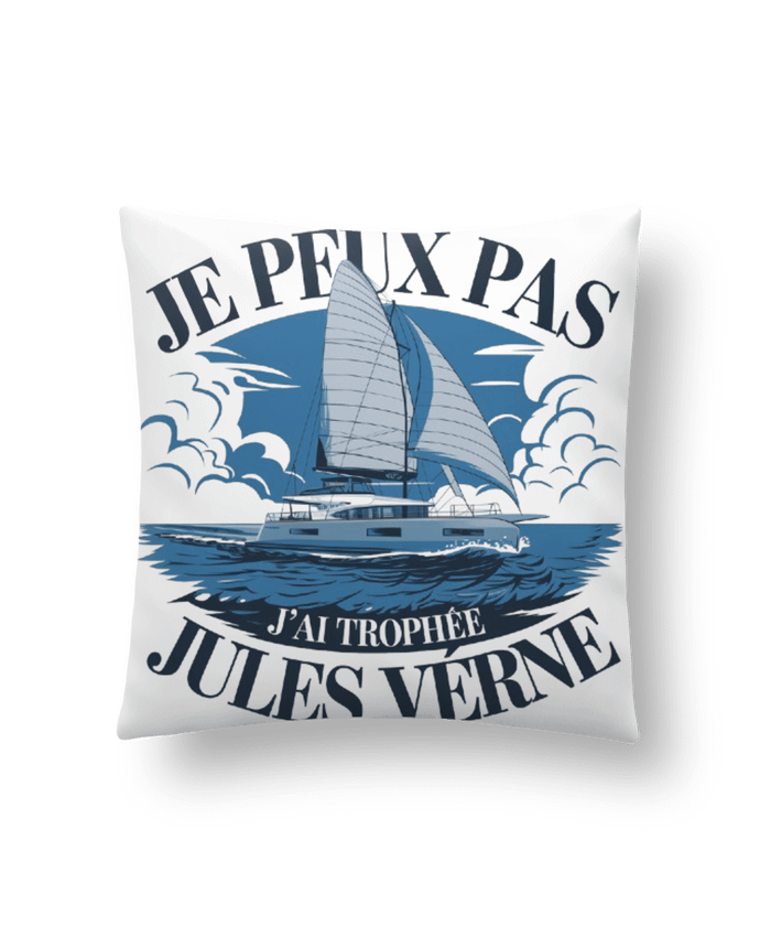 Coussin je peux pas j'ai trophée  Jules verne par bwilfy