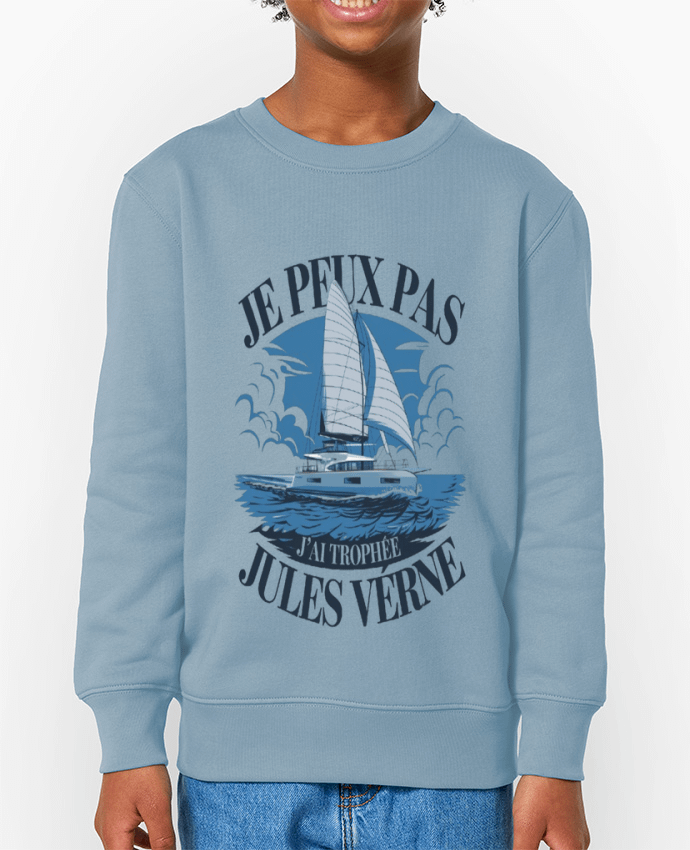 Sweat-shirt enfant je peux pas j'ai trophée  Jules verne Par  bwilfy