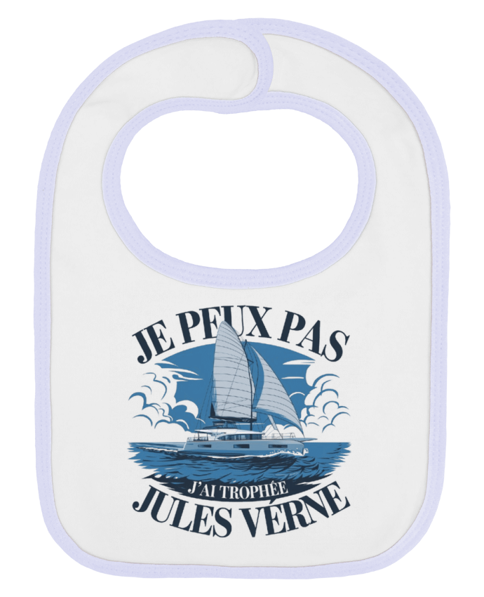 Bavoir bébé uni je peux pas j'ai trophée  Jules verne par bwilfy