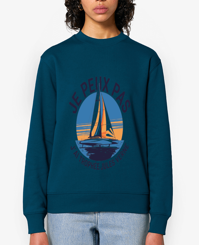 Sweat-shirt je peux pas j'ai trophée Jules verne Par bwilfy