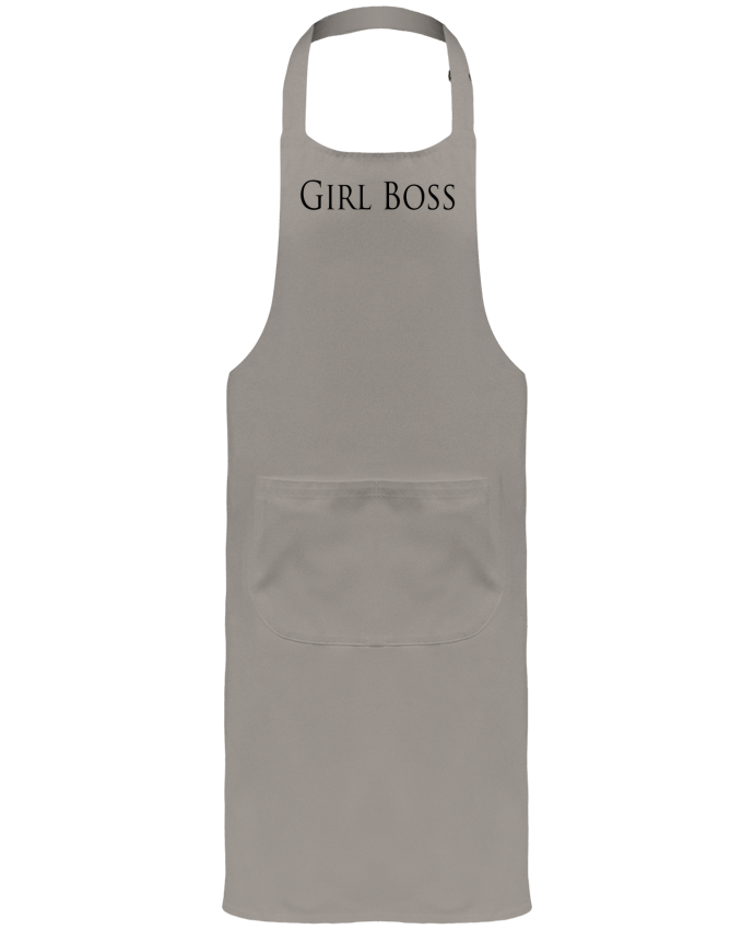 Delantal Jardinero o Somelier con Bolsillo  Girl Boss por tunetoo