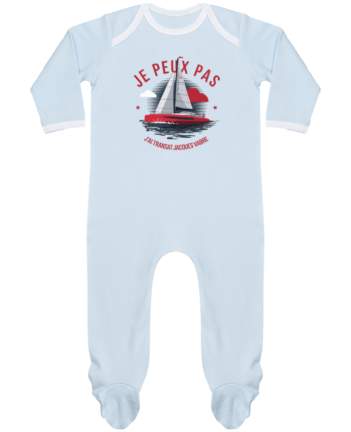 Body Pyjama Bébé je peux pas j'ai transat Jacques Vabre par bwilfy