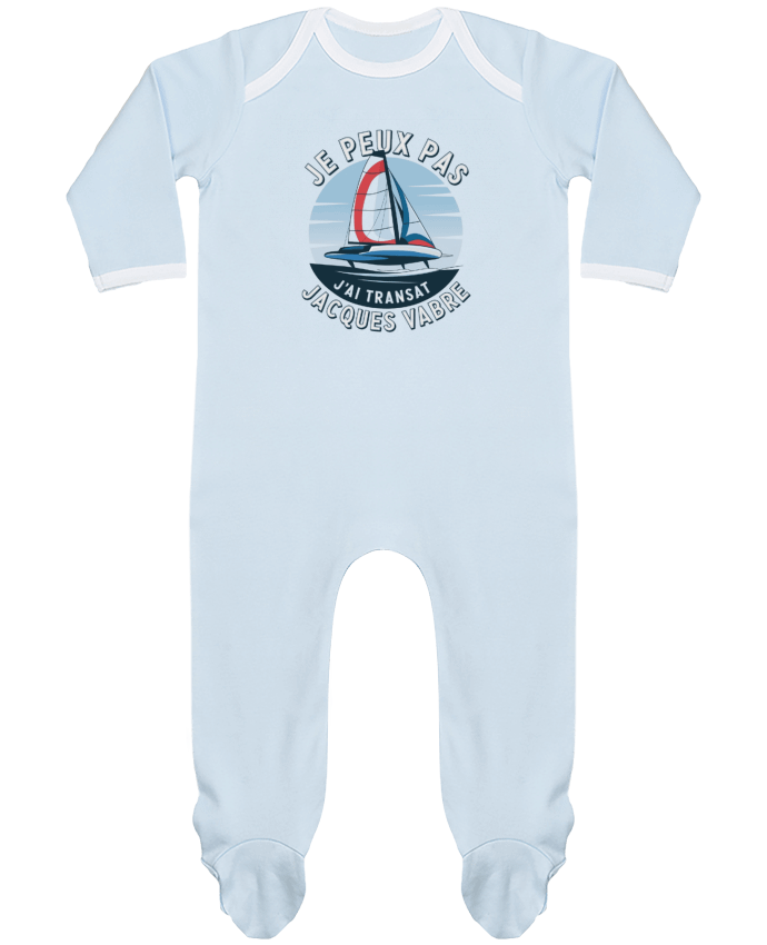 Body Pyjama Bébé je peux pas j'ai transat jacques Vabre par bwilfy