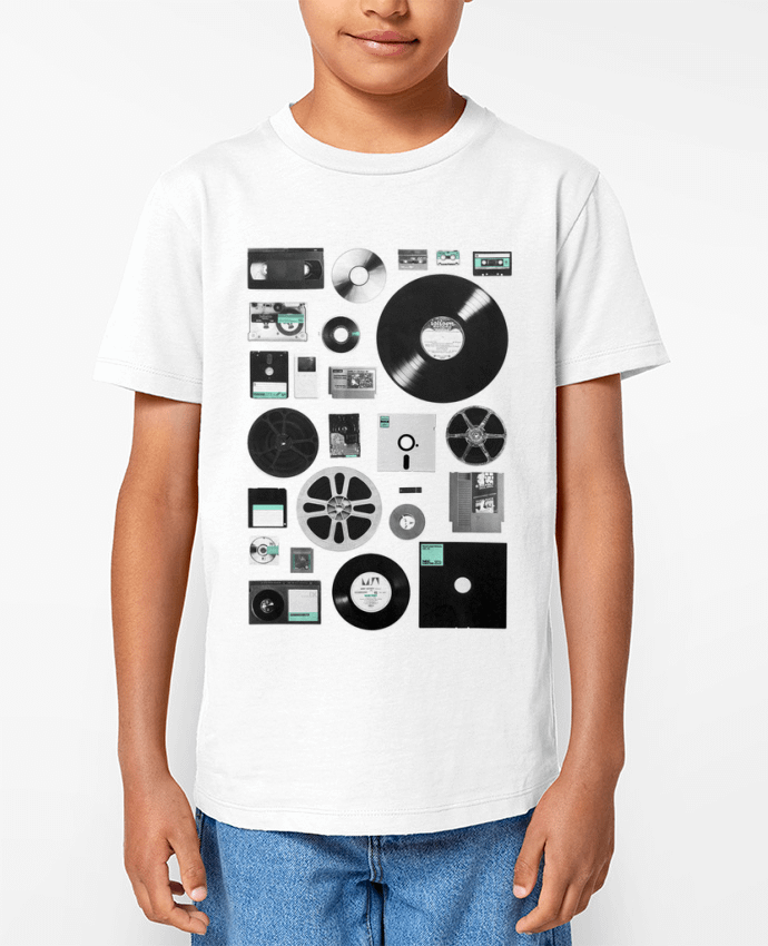 T-shirt écoresponsable enfant Data Par Florent Bodart