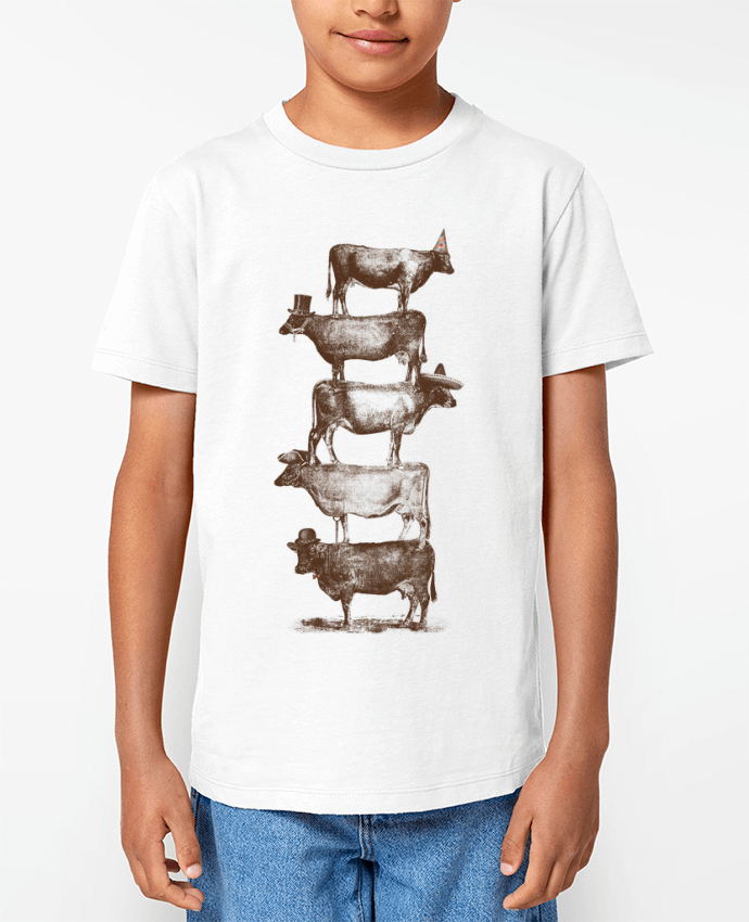 T-shirt Enfant Cow Cow Nuts Par Florent Bodart