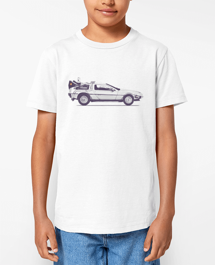 T-shirt Enfant Dolorean Par Florent Bodart