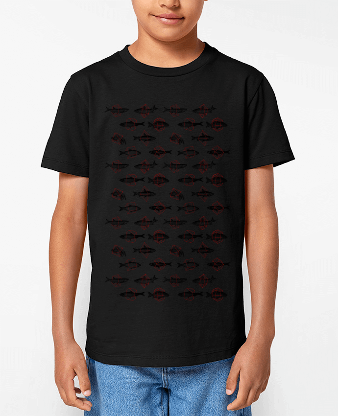 T-shirt Enfant Fishes in geometrics Par Florent Bodart