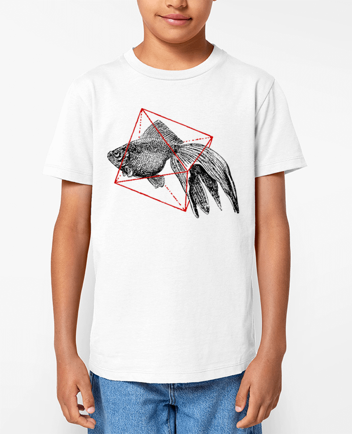 T-shirt Enfant Fish in geometrics II Par Florent Bodart