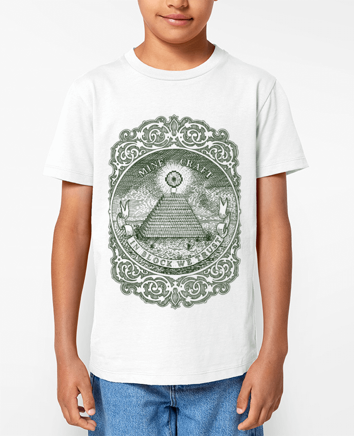 T-shirt Enfant In block we trust Par Florent Bodart