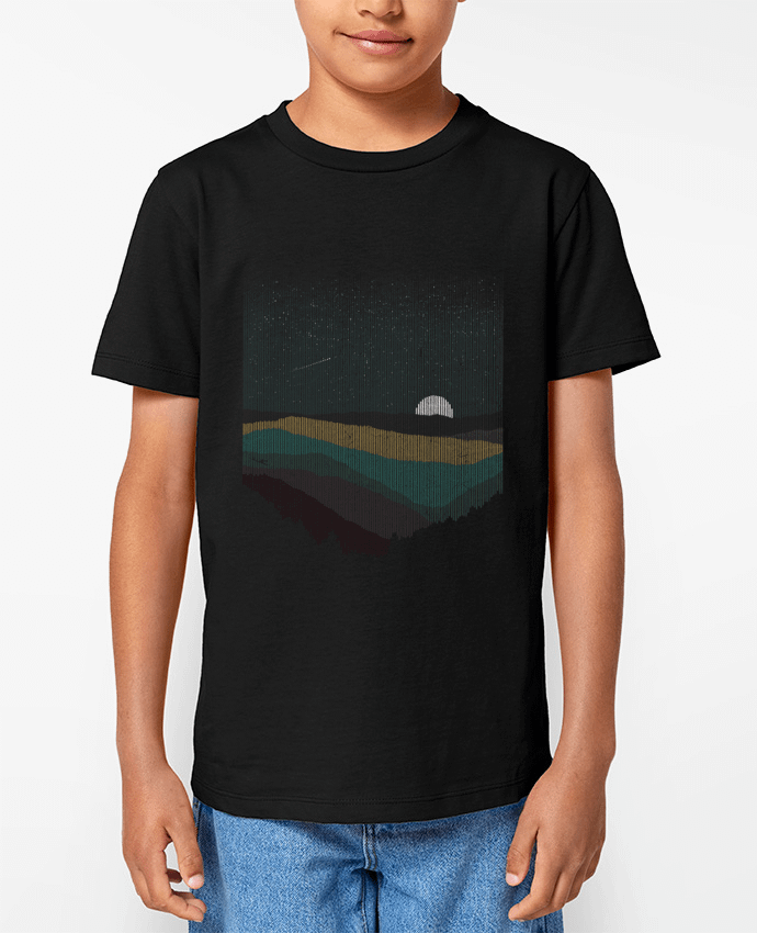 T-shirt Enfant Moonrise Color Par Florent Bodart