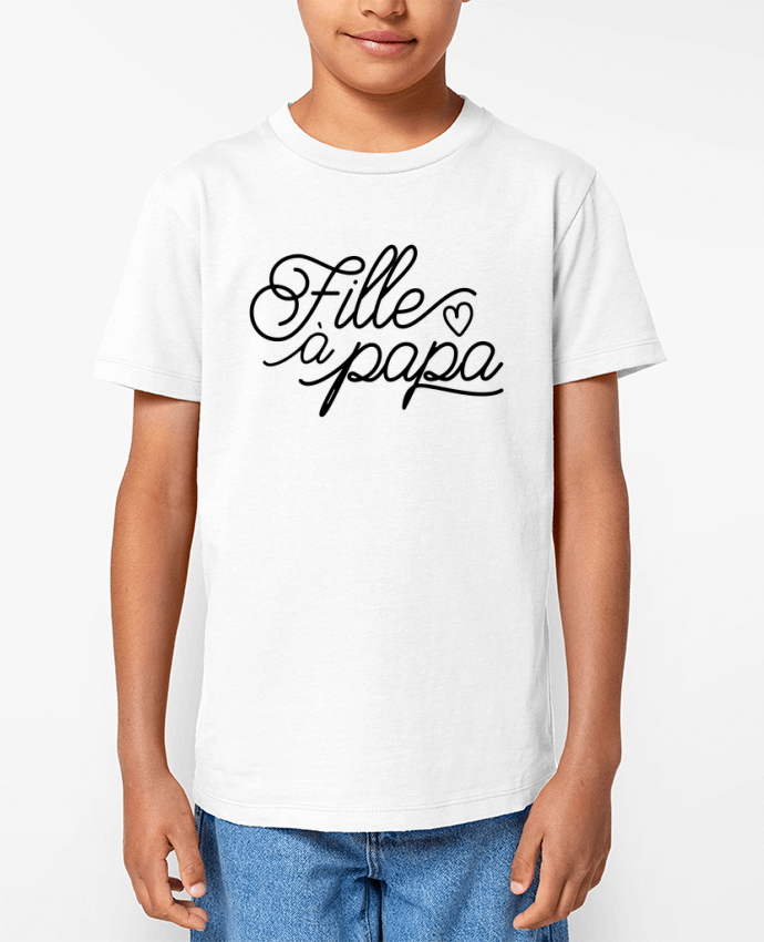 T-shirt Enfant Vraie pipelette de mère en fille Par tunetoo