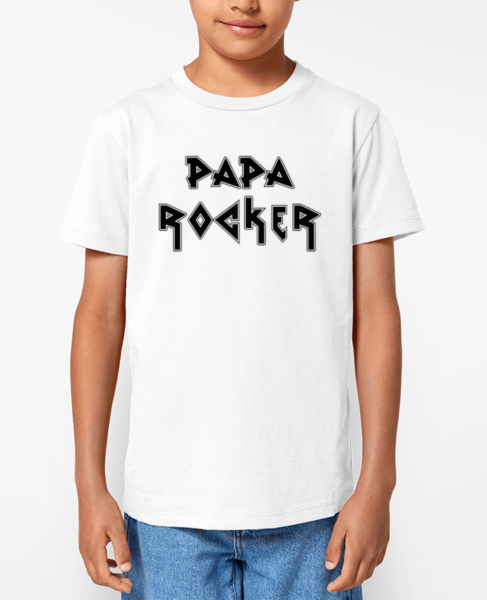 T-shirt Enfant Papa rocker Par tunetoo