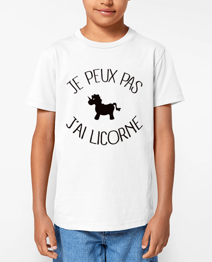 T-shirt Enfant Je peux pas j'ai licorne Par Freeyourshirt.com