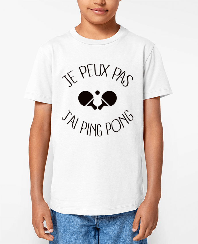 T-shirt Enfant je peux pas j'ai Ping Pong Par Freeyourshirt.com