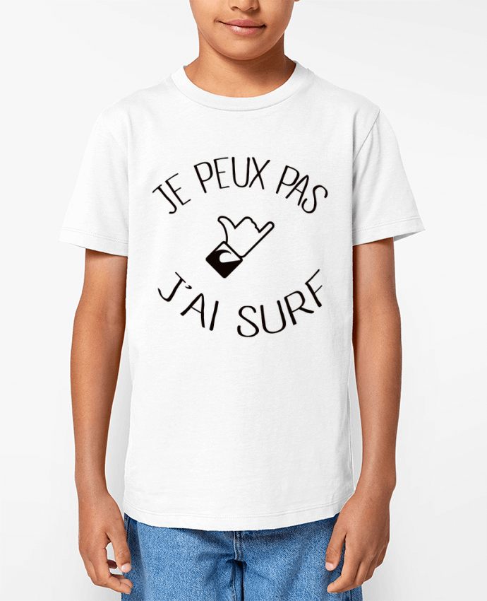 T-shirt Enfant Je peux pas j'ai surf Par Freeyourshirt.com
