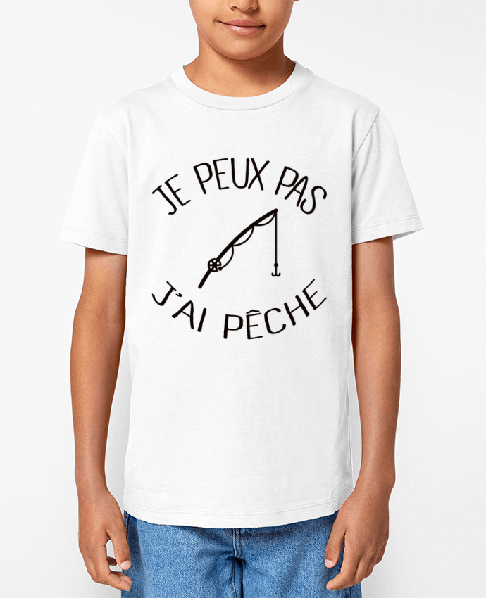 T-shirt Enfant Je peux pas j'ai pêche Par Freeyourshirt.com