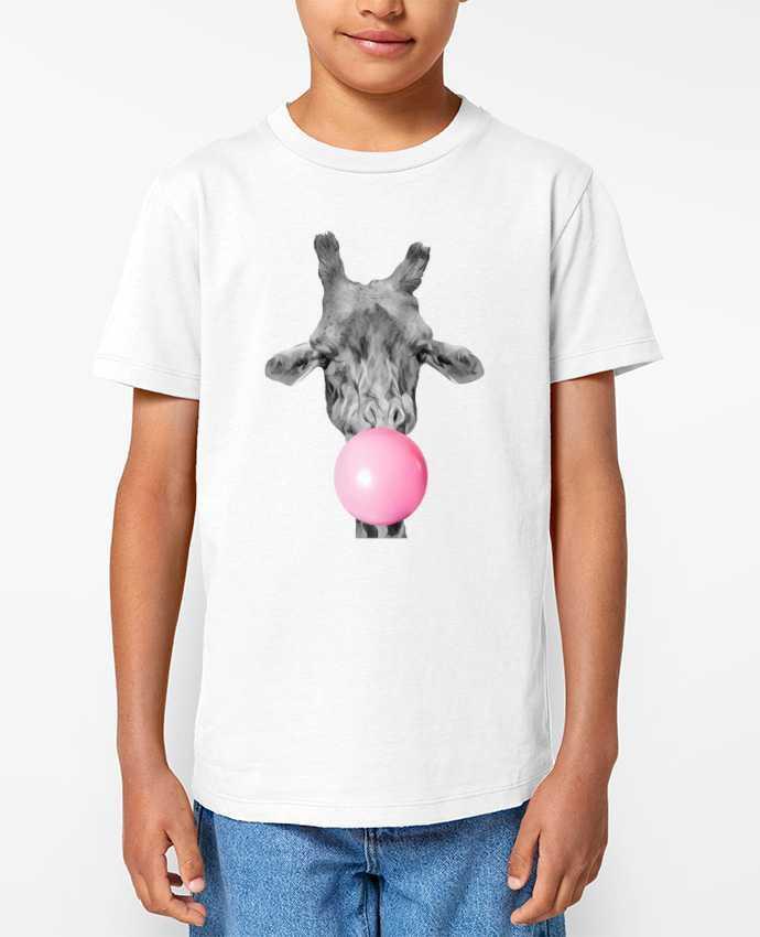 T-shirt Enfant Girafe bulle Par justsayin