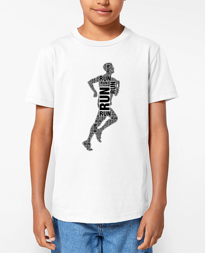 T-shirt Enfant Silhouette running Par justsayin