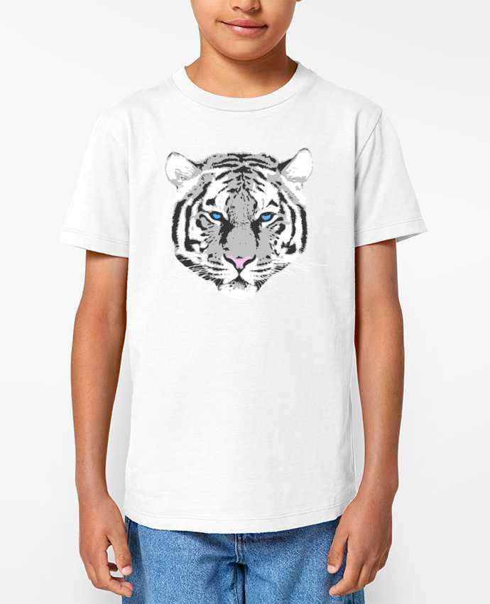 T-shirt Enfant Tigre blanc Par justsayin