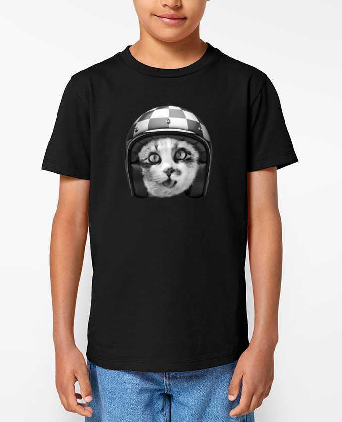 T-shirt Enfant Biker cat Par justsayin