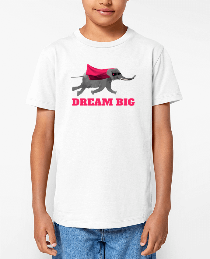 T-shirt Enfant Dream big éléphant Par justsayin