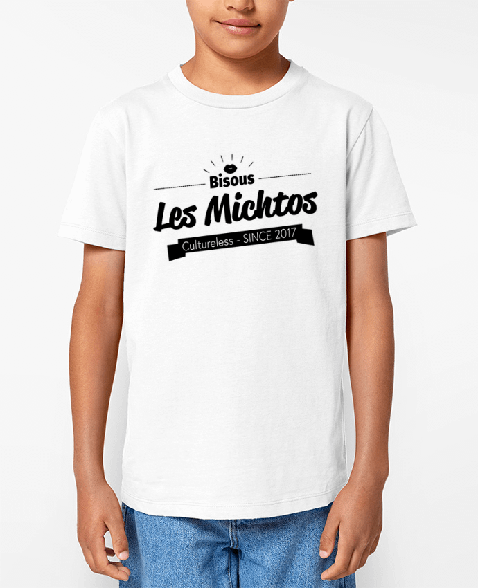 T-shirt Enfant Bisous les michtos Par Axel Sedilliere