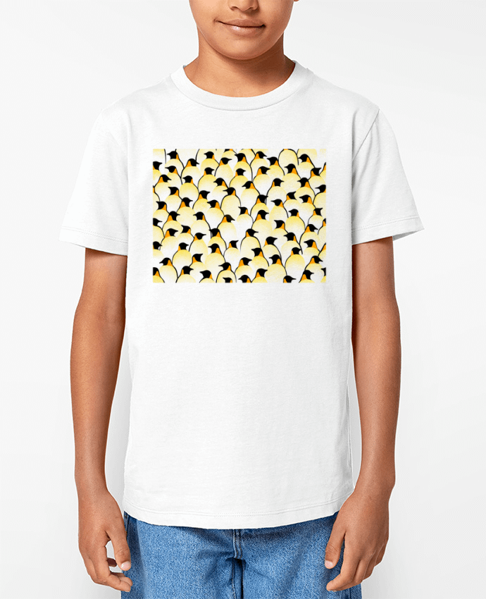 T-shirt Enfant Pengouins Par Florent Bodart